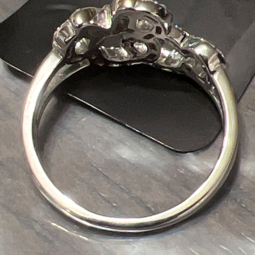 Diamonique's Disney Interlocked Minnie & MickeyRing, Sterling - Picture 6 of 11